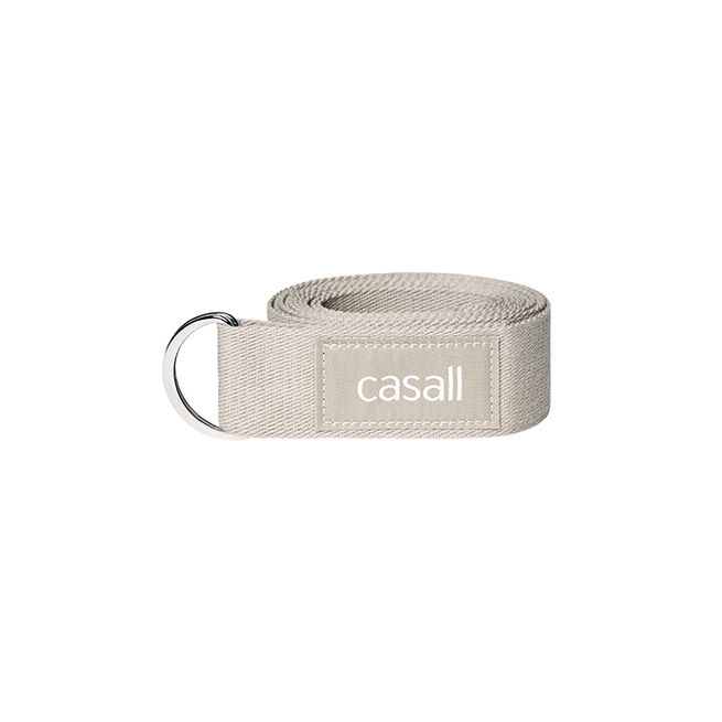 Casall Alignment Yoga Strap Light Cashmere Rem Yogamatte Beige