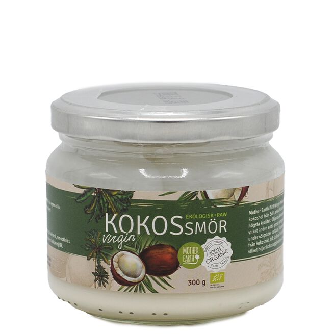 Kokossmör Premium Raw Ekologisk 300 g Kokossmør Premium Raw Økologisk 300 g