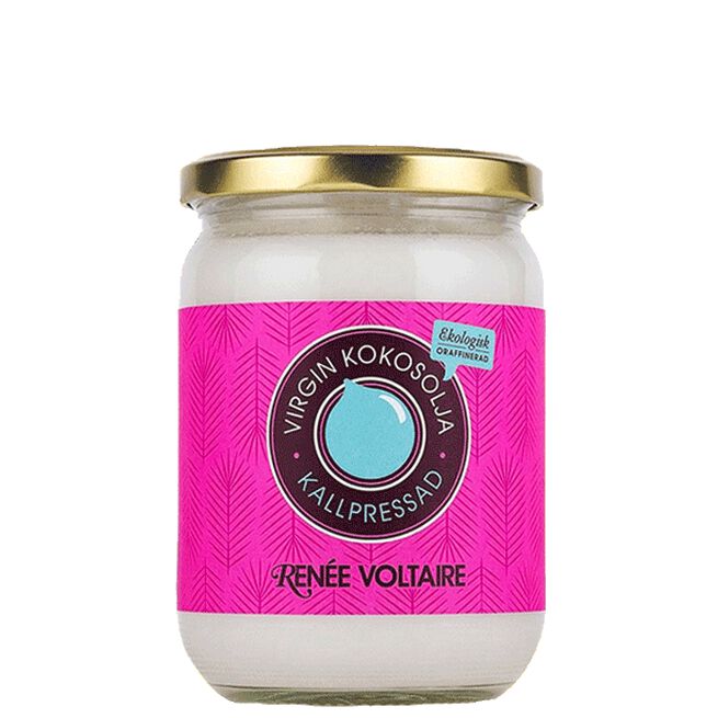Virgin Kokosolja 500ml Renée Voltaire Virgin Kokosolje Kaldpresset 500 ml Kokos