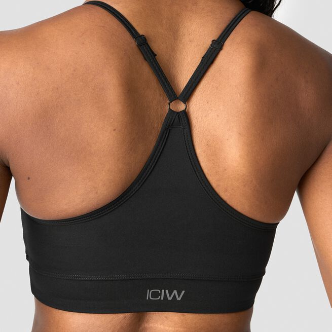 ICIW Endurance Sports Bra, Black Endurance Sports-BH Svart