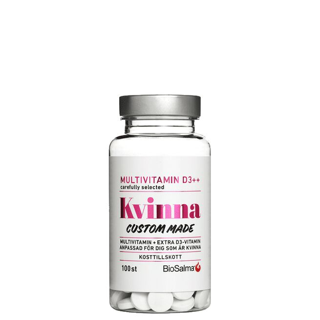 Multivitamin Kvinna D-vitamin++ 100 tabletter 