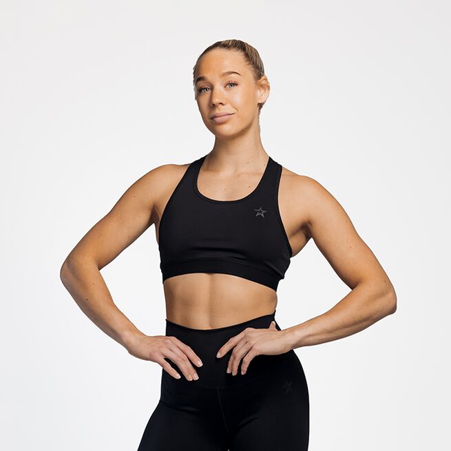 Star Sports Bra Black XS Star Sports Bra Black