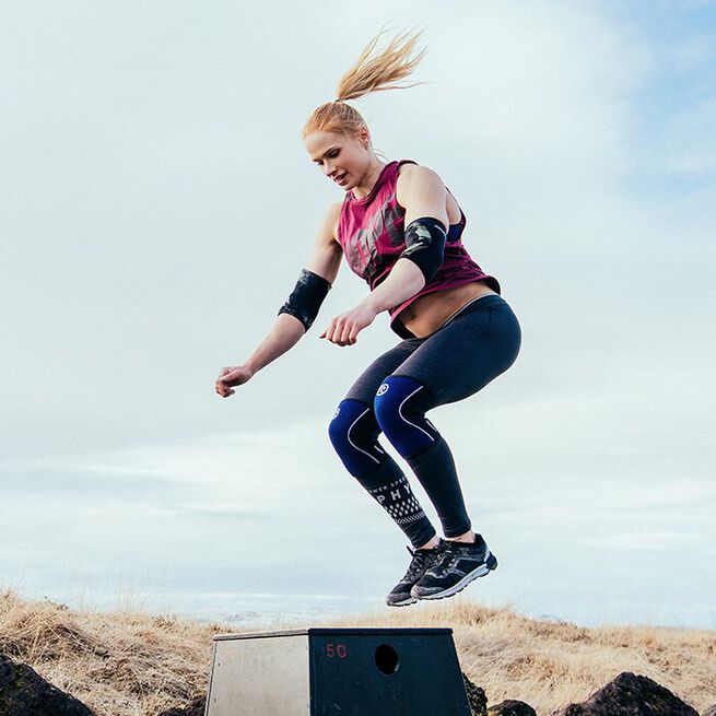 RX Knee Sleeve, 5mm, Navy/Black, XL  RX Knestøtte 5mm Blå/Svart