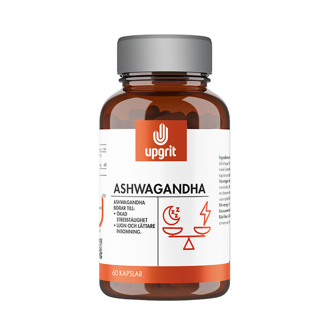 Ashwagandha 60 st Upgrit Ashwaganda 60 kapsler