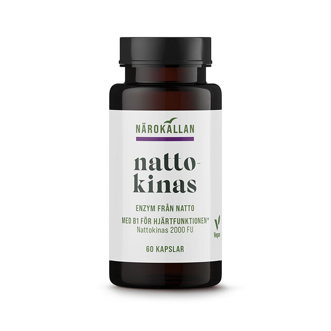 Nattokinas 60 kapslar  Nattokinas 60 kapsler