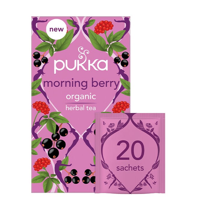 Te Morning Berry 20 tepåsar Te Morning Berry, 20 teposer Bär
