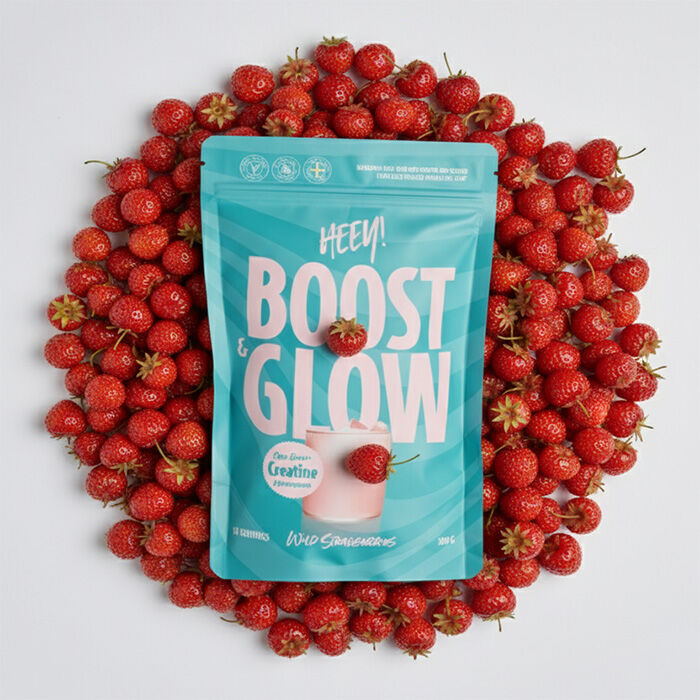 Boost & Glow Creatine + Collagen 300g smultron