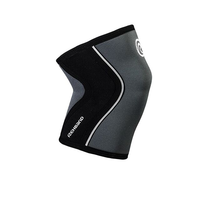 RX Knee Sleeve, 5mm, Steel Grey/Black, XS  RX Knestøtte 5mm Grå/Svart