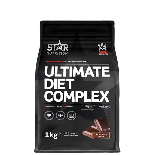 Star nutrition Ultimate Diet Complex Chocolate choklad Ultimate Diet Complex Måltidserstatning 1 kg Choklad
