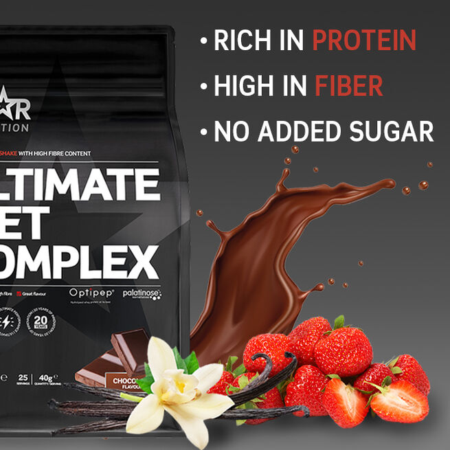 Ultimate Diet Complex, 1 kg, Jordbær  Ultimate Diet Complex Måltidserstatning 1 kg Strawberry