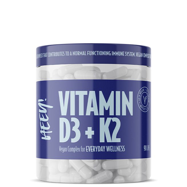 It's Heey Vitamin D3/K2 + Superfruits 90 kapslar Vegansk Vitamin D3 + K2 med Superfruits 90 kapsler