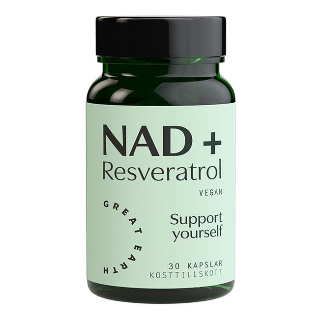 NAD+ Resveratrol 30 kapslar NAD+ Resveratrol 30 kapsler