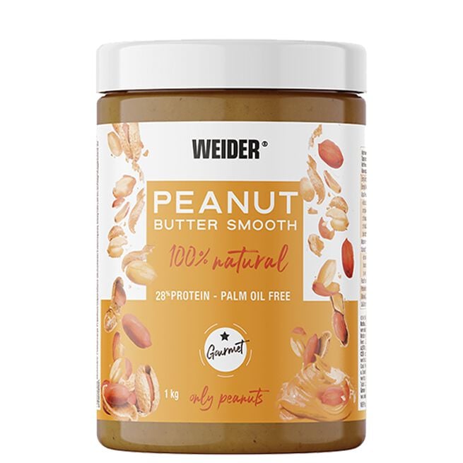 Weider Peanut Butter 1 kg Smooth Peanøttsmør 1 kg Smooth