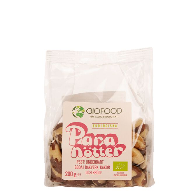 Biofood Paranötter Ekologiska, 200 g Paranøtter 200 gram