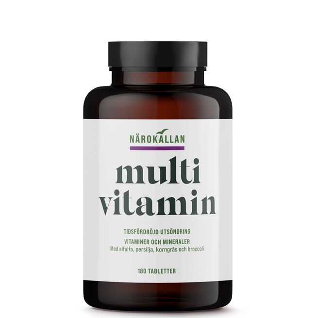 Närokällan Multivitamin Tidsfordrojd 180 Tabletter Multivitamin Tidsforsinket 180 Tabletter