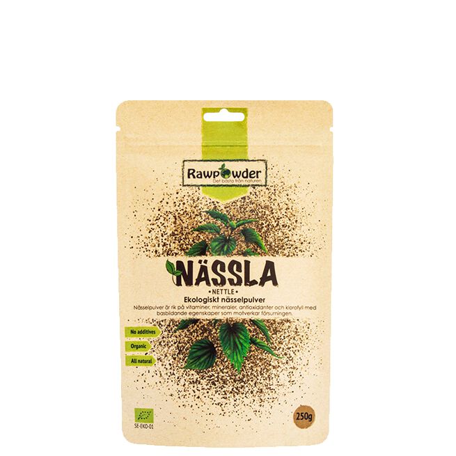 Økologisk Nettle-pulver, 250 g Økologisk Nettle-pulver 250 g