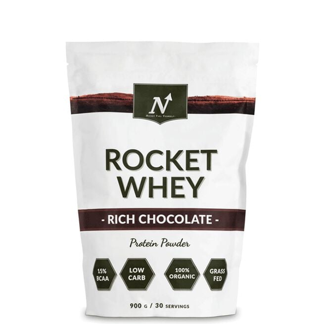 Nyttoteket Rocket Whey - Rich Chocolate 900 g Myseprotein 900 g Rich Chocolate