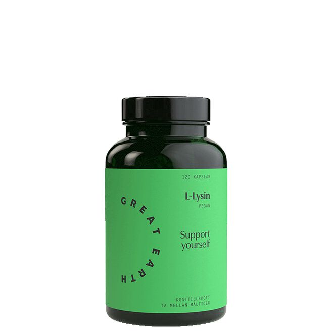 L-Lysine 500 mg, 120 kapslar L-Lysin 500 mg Aminosyrer 120 kapsler