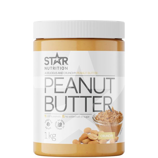 Peanøttsmør Crunchy, 1 kg Peanøttsmør 1 kg Crunchy