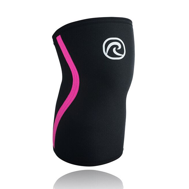 RX Knee Sleeve, 7mm, Black/Pink, M  RX Knestøtte 7mm Svart/Rosa