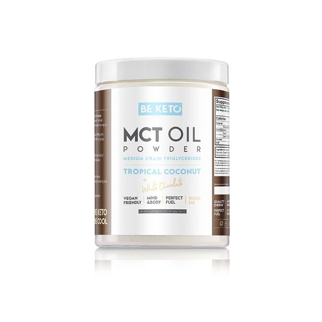 KETO MCT Oil Powder 300 g Coconut & White Chocolate  KETO MCT Oil Powder 300 g Coconut & White Chocolate