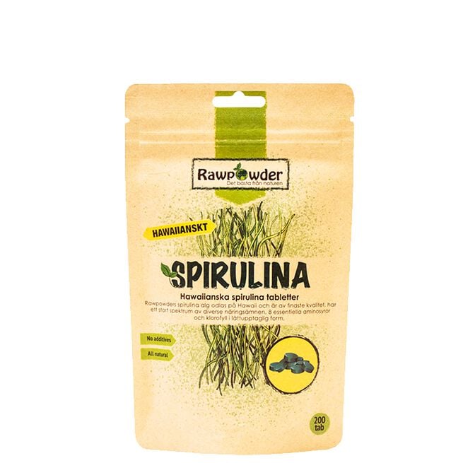Hawaiianska Spirulinatabletter 200 st Hawaiisk Spirulina Tabletter 200 st