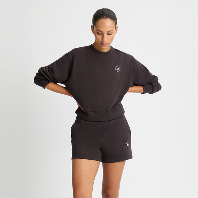 Soft Sweatshirt, Obsidian Black, L  Collegegenser Svart