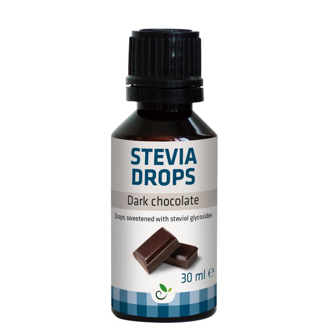 Sukrin Stevia Droppar Mörk Choklad 30 ml Stevia Dråper Mørk Sjokolade 30 ml
