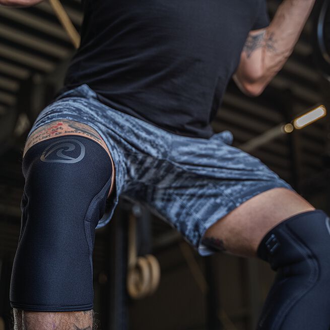 RX Knee Sleeve Power Max 7mm Carbon/Black, L RX Knestøtte Power Max 7mm Svart