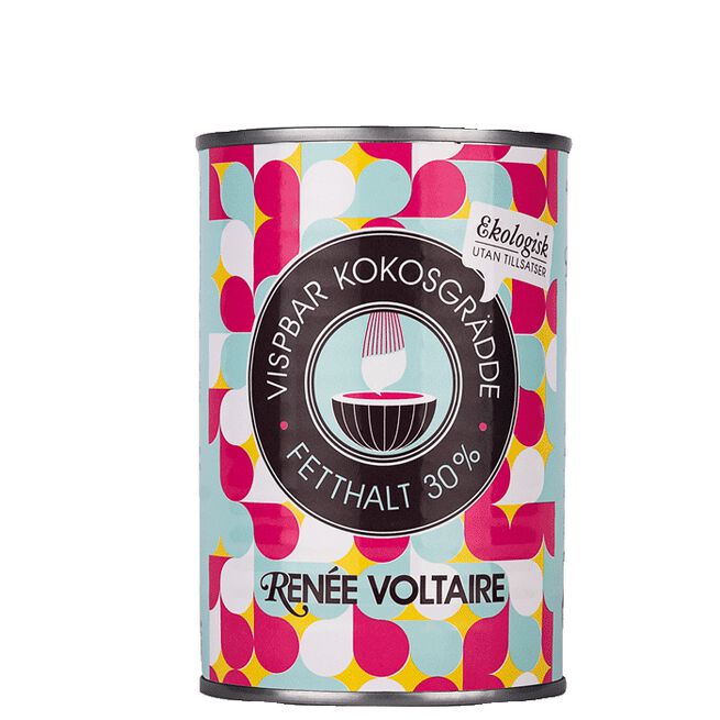 Vispbar Kokosgrädde Fetthalt 30% 400 ml Vispbar Kokoskrem Fettinnhold 30% 400 ml Kokos