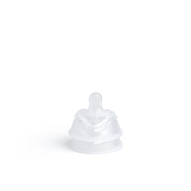 Anti-Colic Teat 2-Pack Transparent, L Anti-Kolik Smokk 2-pakning