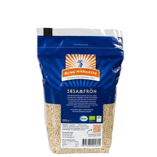 Sesamfrø, uskrelte, 500 g Sesamfrø Uskrelte 500 g