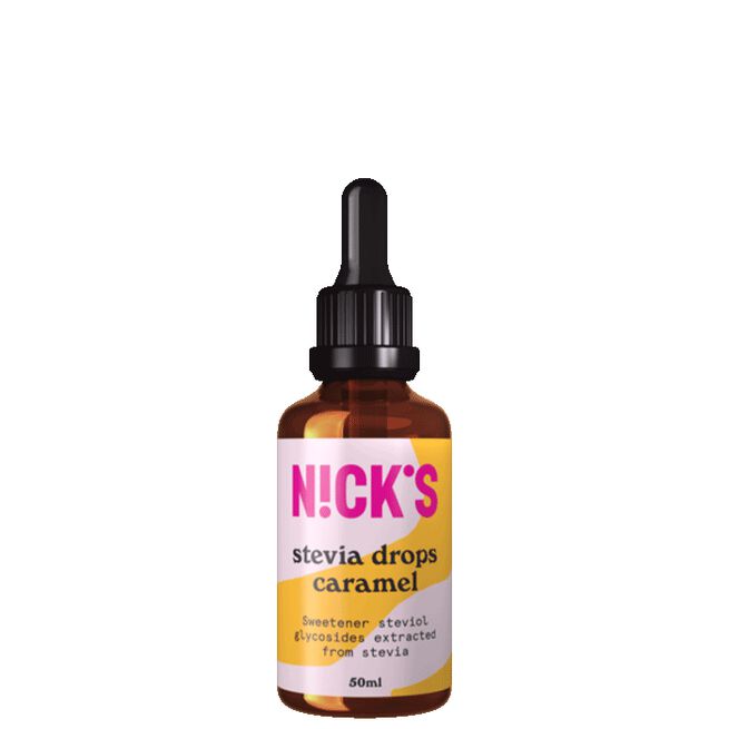 Stevia Drops Caramel, 50 ml NICKS Stevia Drops, 50 ml Caramel