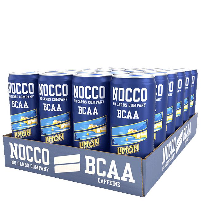 24 x NOCCO BCAA, 330 ml, Limon del Sol, Norge 
