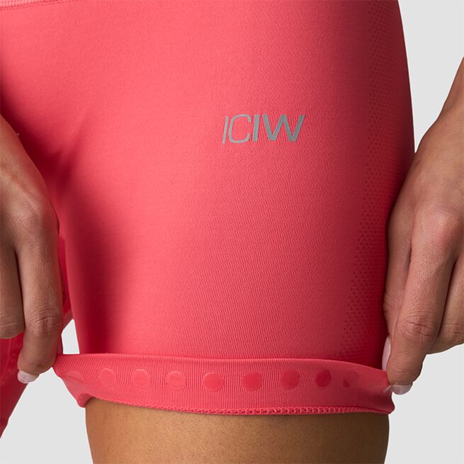 Define Seamless Pocket Shorts, Dark Pink Peach, L  Define Sømløse Shorts Rosa