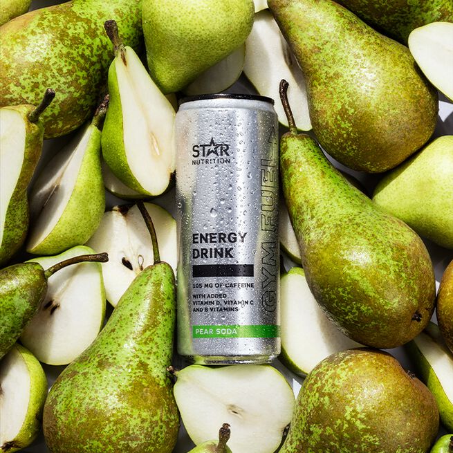 24 x Gym Fuel 330 ml Pear Soda  24 x Gym Fuel 330 ml Pear Soda