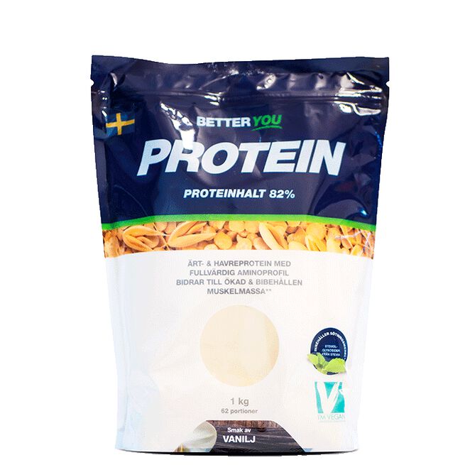 Ärt- och havreprotein, 1 kg Vanilj Erte- og havreprotein 1 kg Vanilj