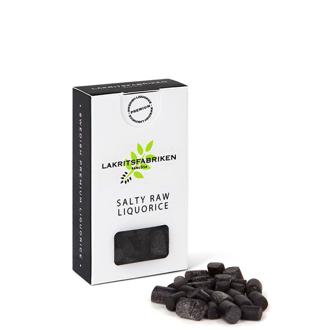 Lakritsfabriken Lakritspastiller Salt 25 g Lakrispastiller Salt 25 g