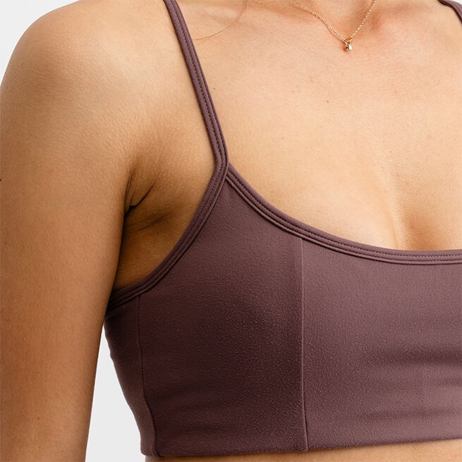 Butter Soft Contour Bra, Dark Mauve, XS  Sport-BH Lyslilla