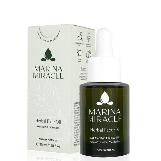 Marina Miracles Herbal Ansiktsolja 30 ml Herbal Face Oil, 30 ml