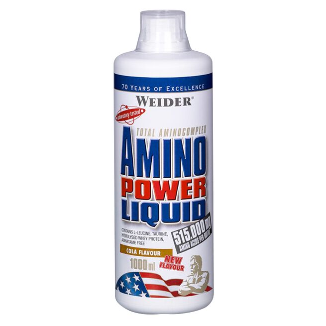 Amino Power Liquid, 1000 ml, Cola  Amino Power Liquid Flytende BCAA 1000 ml  Cola