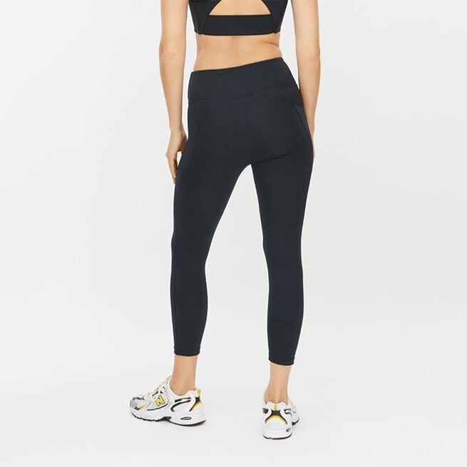 Flattering High Waist 7/8 Tights, Black, L  Flattering High Waist 7/8 Tights, Black