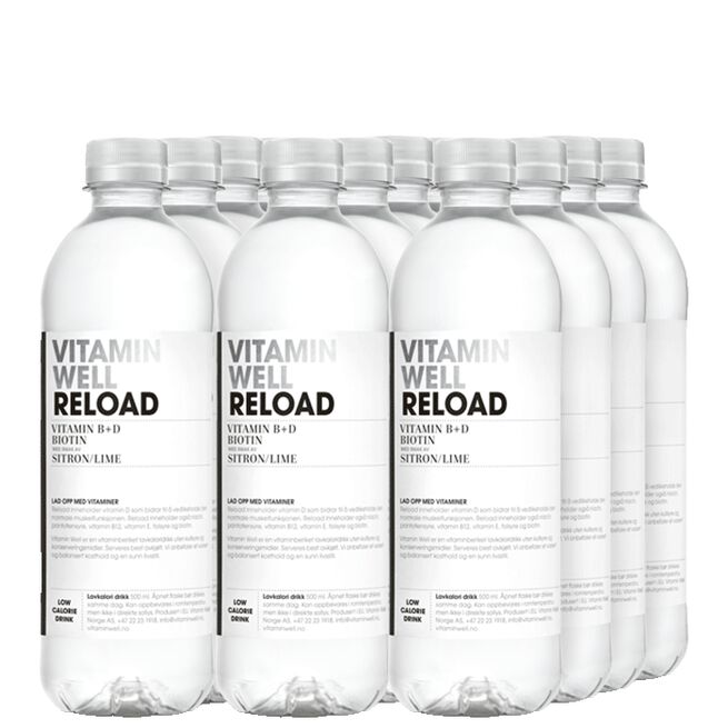 12 x Vitamin Well, 500ml, Norge 12 x Vitamin Well, 500ml, Norge