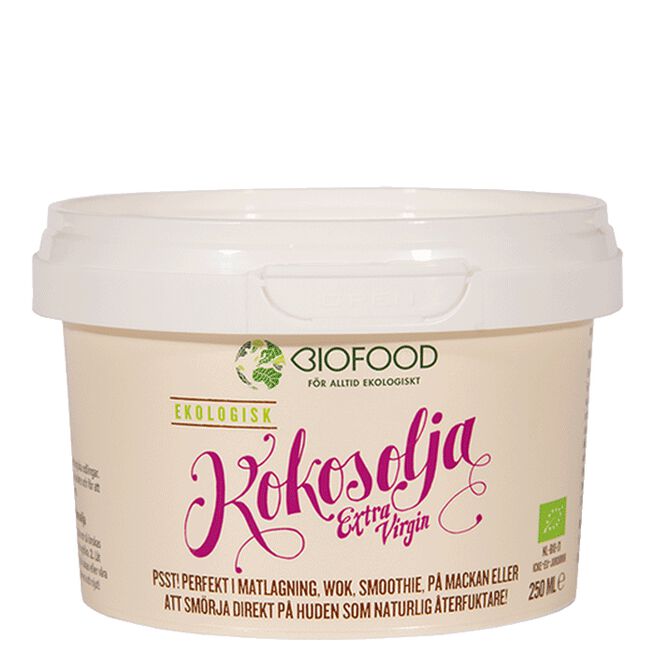 Biofoods kokosolja Kokosolje Extra Virgin 250 ml