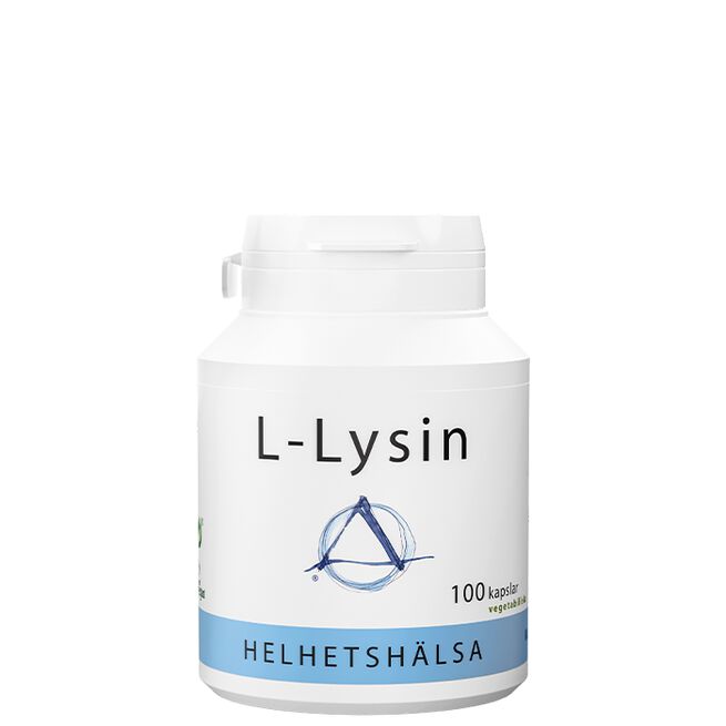 L-lysin, 470 mg, 100 kapsler L-lysin 470 mg 100 kapsler