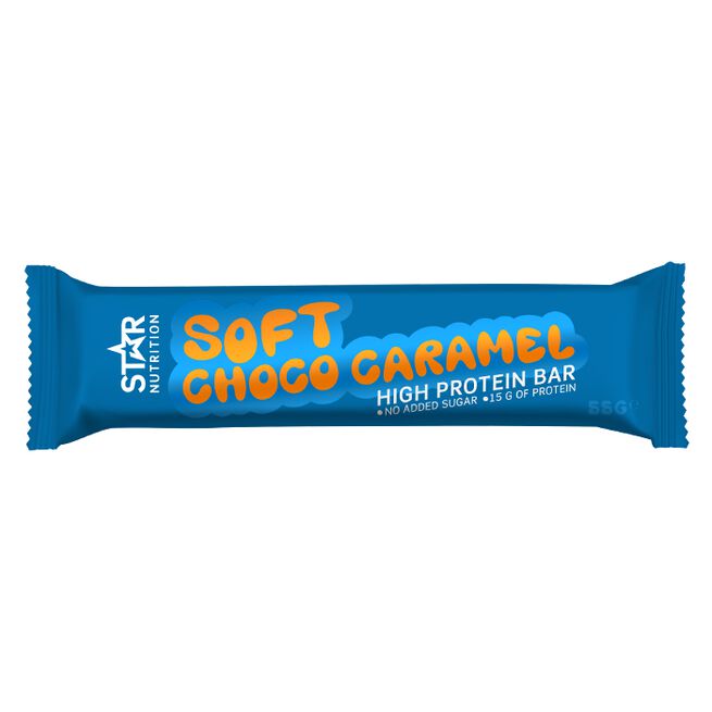 Soft Protein Bar, 55g, Choco Caramel Soft Protein Bar, 55g Choco Caramel