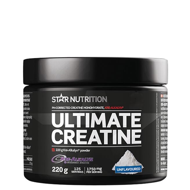 Star nutrition ultimate creatine Ultimate Creatin Kre-Alkalyn pulver uten smakstilsetning 220 g