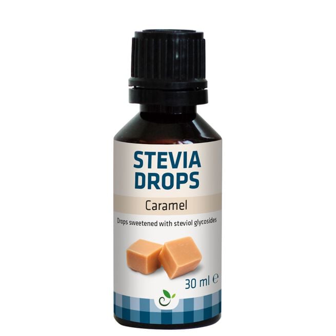 Sukrin Stevia Droppar Karamell 30 ml Stevia Dråper Karamell 30 ml
