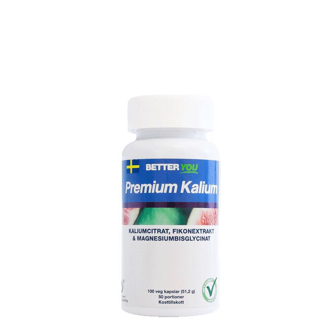 Premium Kalium, 100 kapslar Better You Premium kalium 100 kapsler