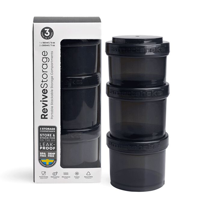 Revive Storage 3 pack Black 1x150 ml 2x200 ml Revive Storage 3-pakk Svart 1x150 ml 2x200 ml
